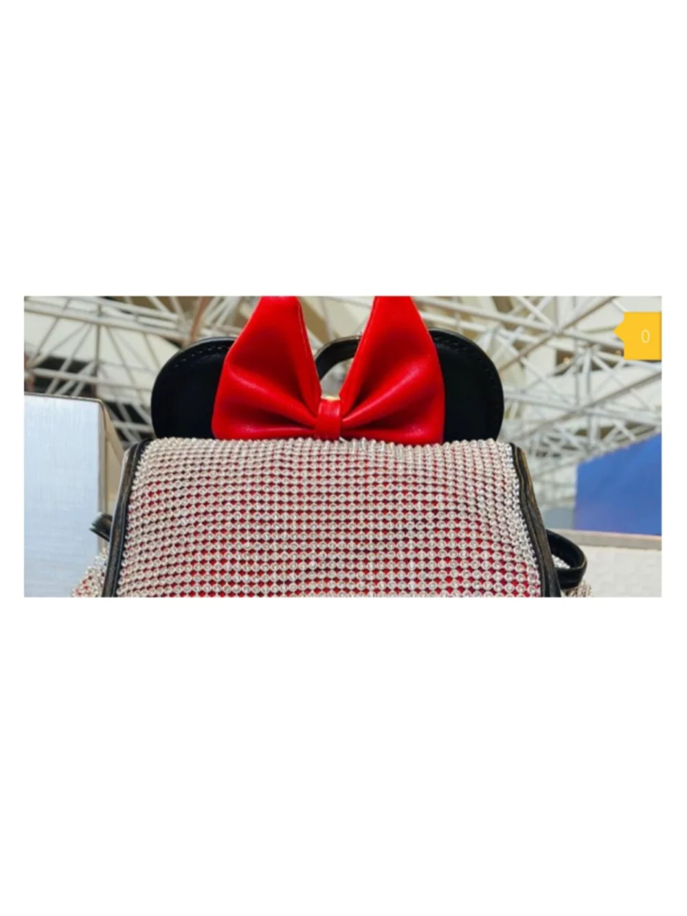 Disney Minnie Mouse mini-backpack. Sparkle in style new without tags adorable ! - Picture 2 of 13